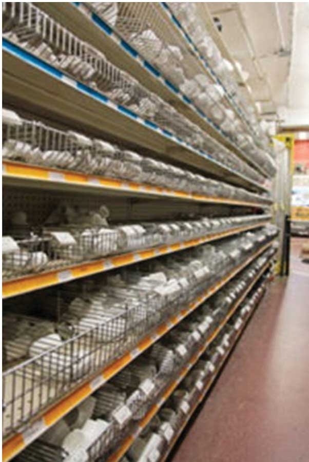 Hopp Companies 0.75 Mil Clear Vinyl Shelf Strip, 1.235 x 2.75 inch -- 250 per case