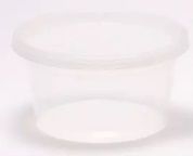 Kari-Out Polypropylene Opaque TPI Bulk Soup Container, 8 Ounce Capacity -- 480 per case.