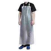 Locknane White 6-Mil Vinyl Apron, 31 x 39 inch