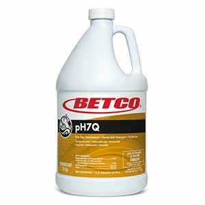 Betco pH7Q Neutral Disinfectant, 1 Gallon Bottle -- 4 per case