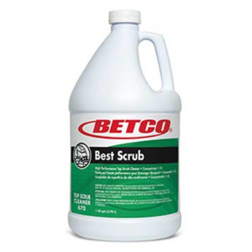 Betco Green Top Scrub Cleaner, 1 Gallon -- 4 per case