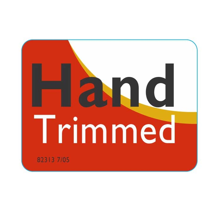 Relm West 3 Color Hand Trimmed Label, 1.5 x 2 inch