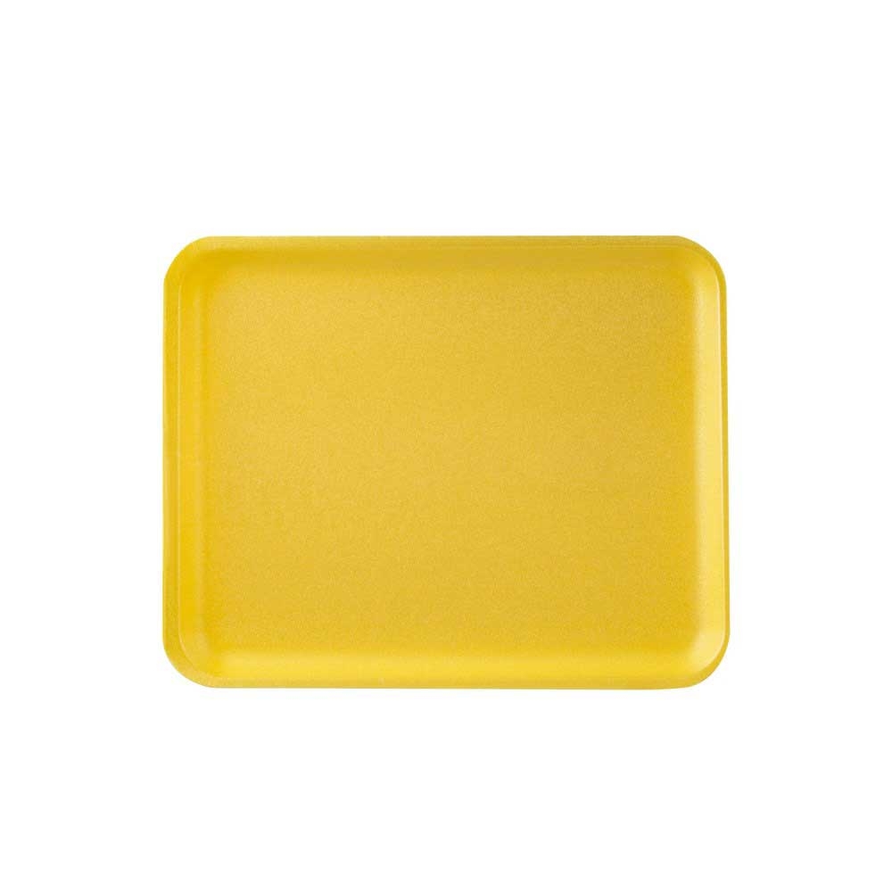 Dolco Packaging Yellow Expanded Polystyrene Foam Meat Tray -- 400 per case