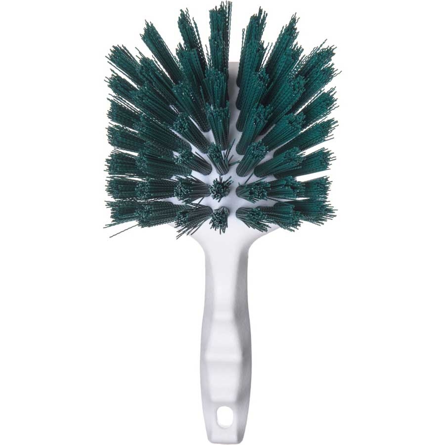 Sparta Utility Scrub Brush with Green Polyester Bristles, 8 x 3 inch