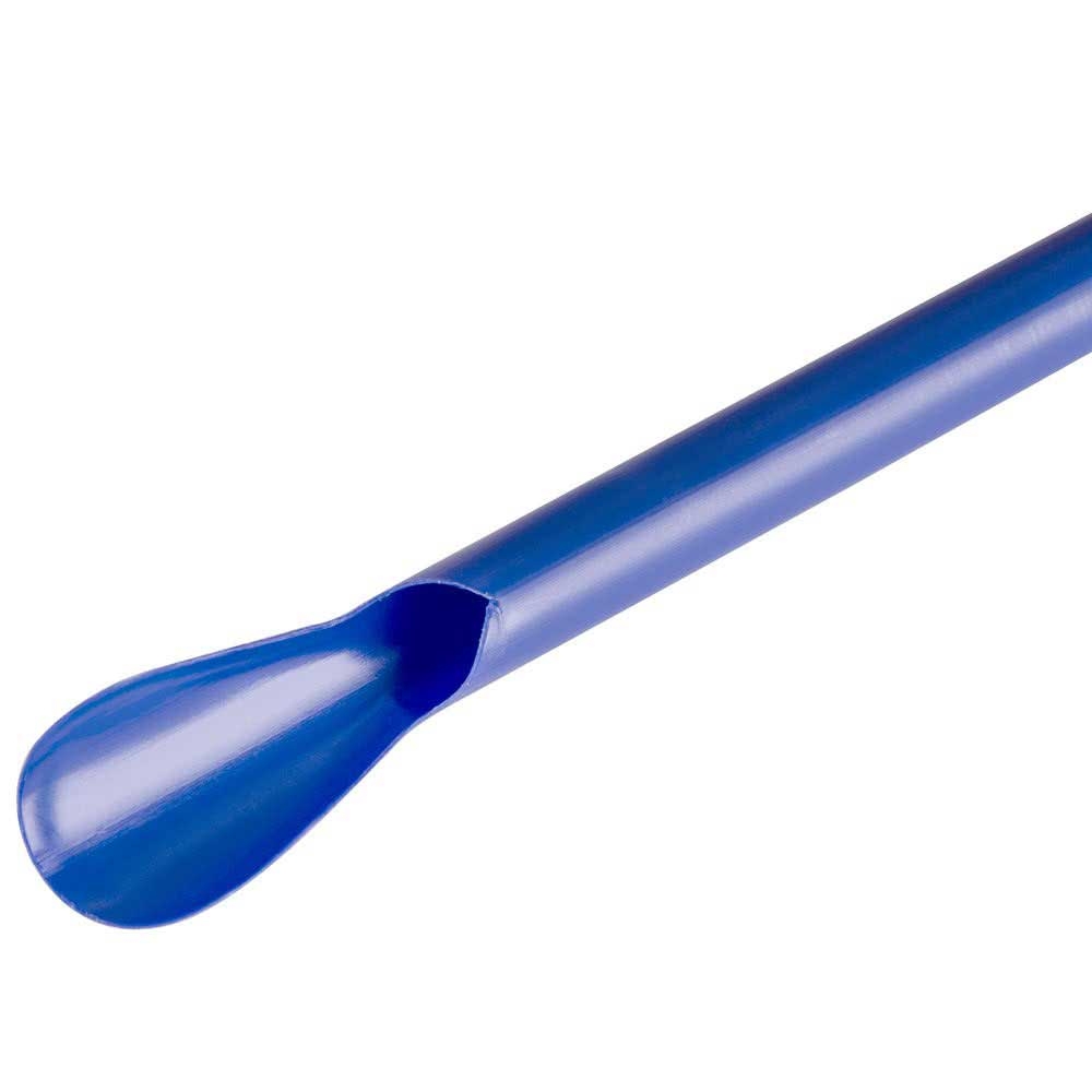 Cell-O-Core Blue Spoon Straw, 10 inch -- 1200 per case