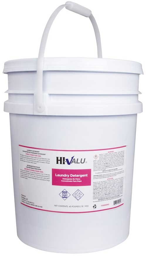 Bunzl Redistribution 01/001 Hi Valu Laundry Detergent, 40 Pound