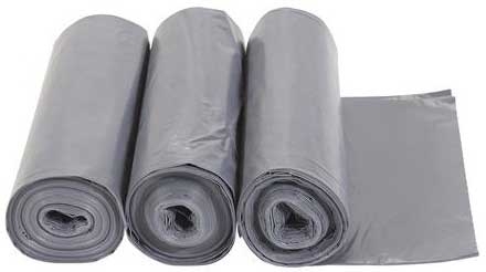 Omega Plastics Prime Source Low Density Gray Can Liner -- 100 per case