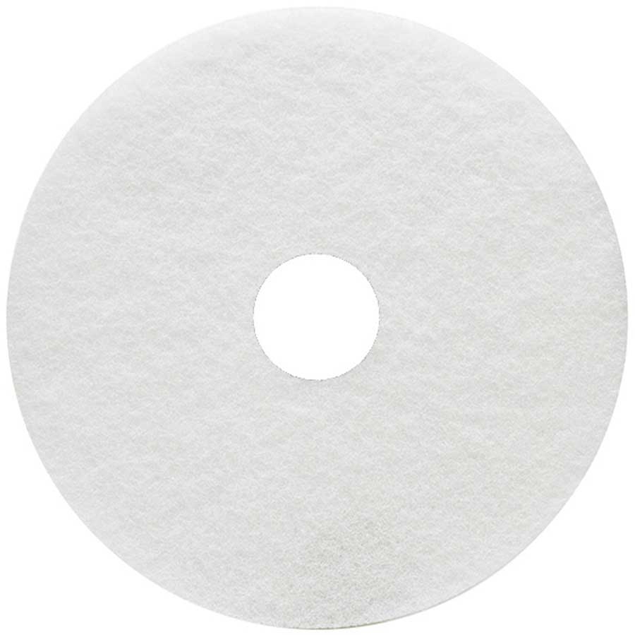 Prime Source White Super Polishing Pad, 20 inch -- 5 per case
