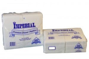 Princess Paper White Imperial 2-Ply Premium Dinner Napkin, 15 x 17 inch -- 3000 per case.