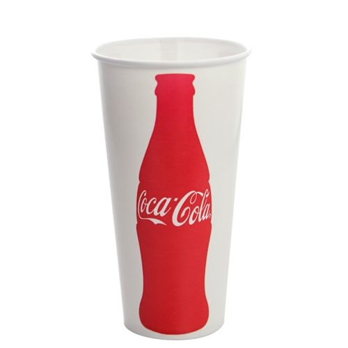 Karat Coca Cola Print Paper Cold Cup, 22 Ounce -- 1000 per case.