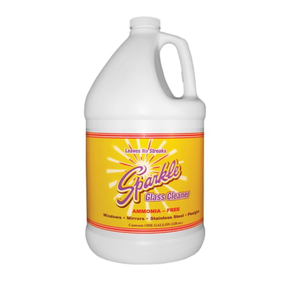 A J Funk Sparkle Glass Cleaner, 1 Gallon -- 4 per case