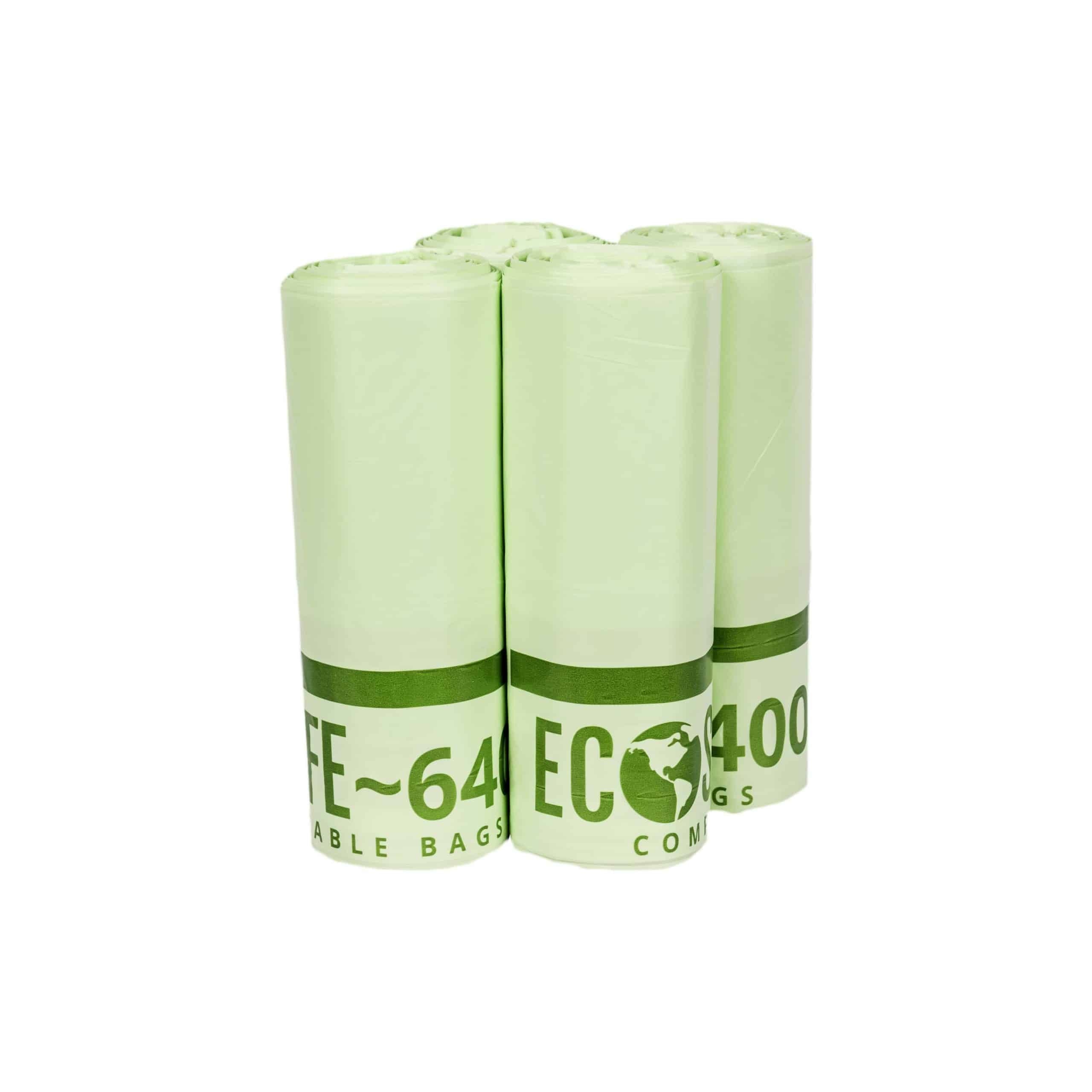 EcoSafe 0.85 Mil Compostable Bin Liner, 26 x 36 inch -- 165 per case.