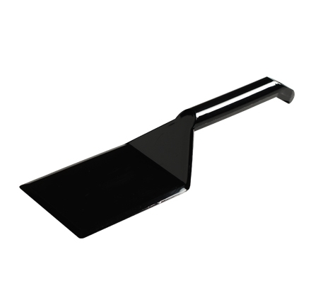 Fineline Settings Platter Pleaser Black Plastic Spatula -- 48 per case