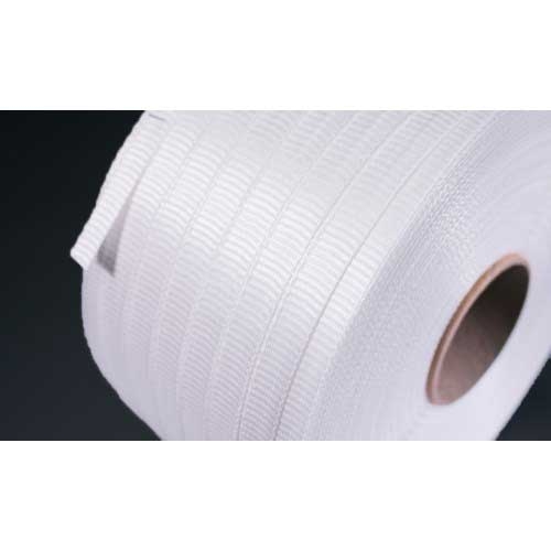Caristrap Polyester White Heavy Duty Strap, 0.75 inch x 2461 Feet -- 2 per case