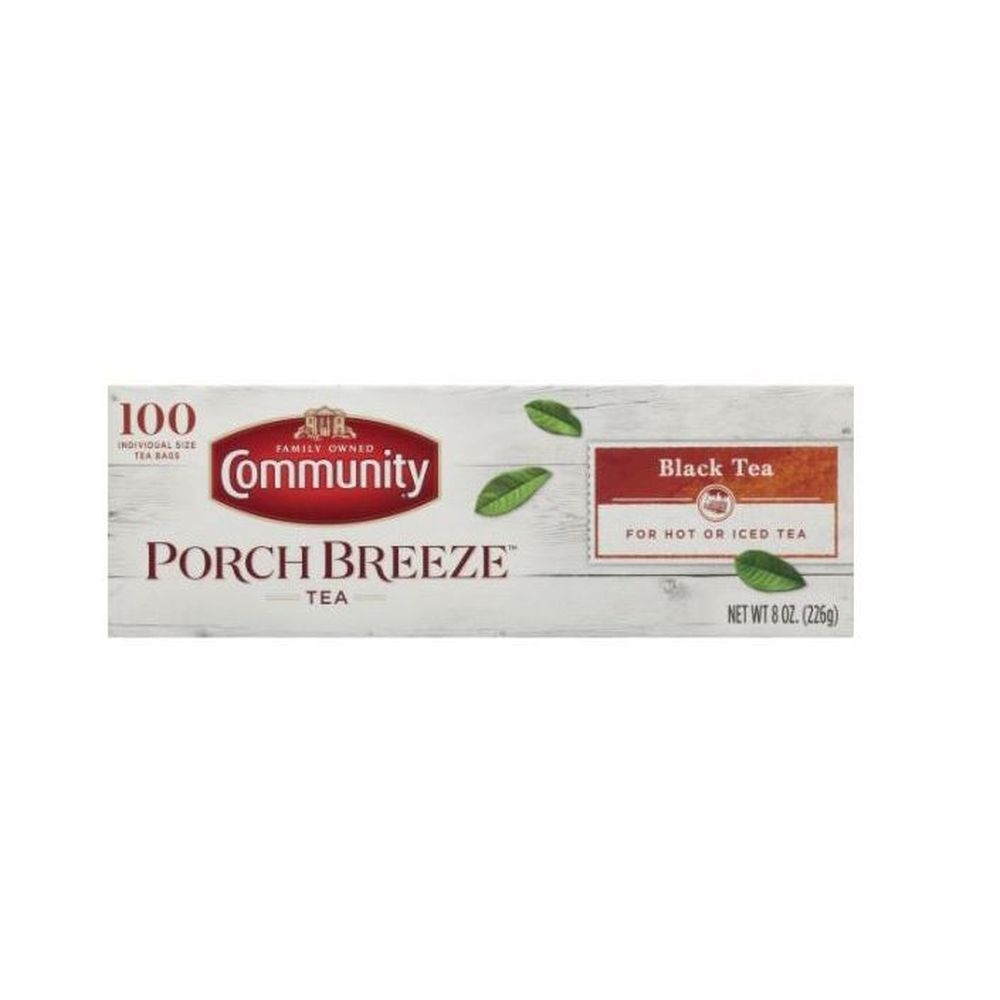 Community Coffee Black Tea -- 1200 tea bags per case