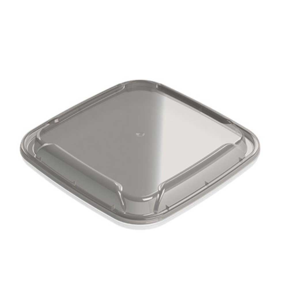 Aviva Plastics Clear Polypropylene Lid for RR-4811 and RR-6411 Container -- 240 per case
