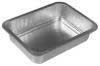 Coppice Alupack Clear Aluminum Rectangular Dish, 7.875 x 5.75 x 1.75 inch -- 360 per case
