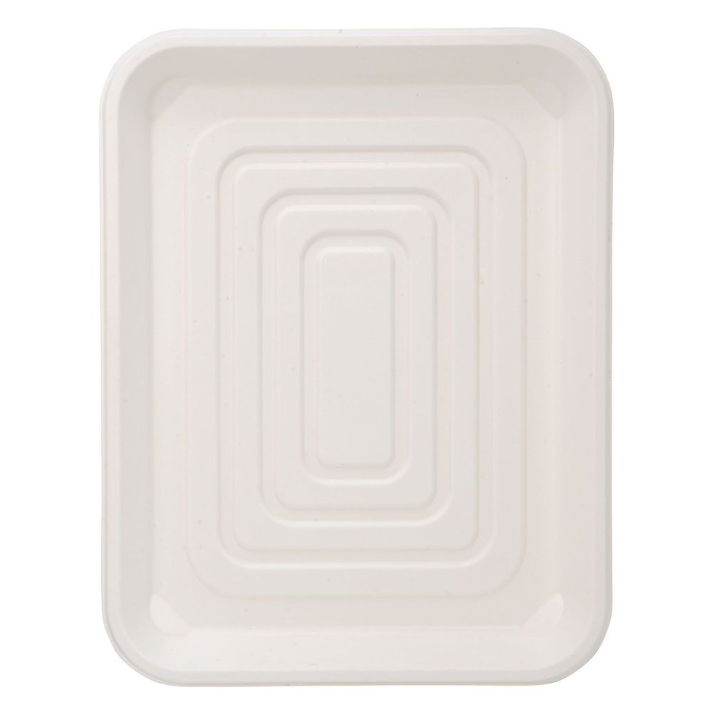 EcoSystems White Molded Fiber Tray, 14 x 18 inch -- 100 per case