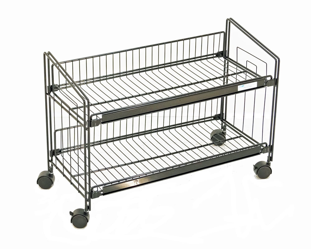 Mobile Merchandisers 1-Bay Knee Knocker With 27" Shelves