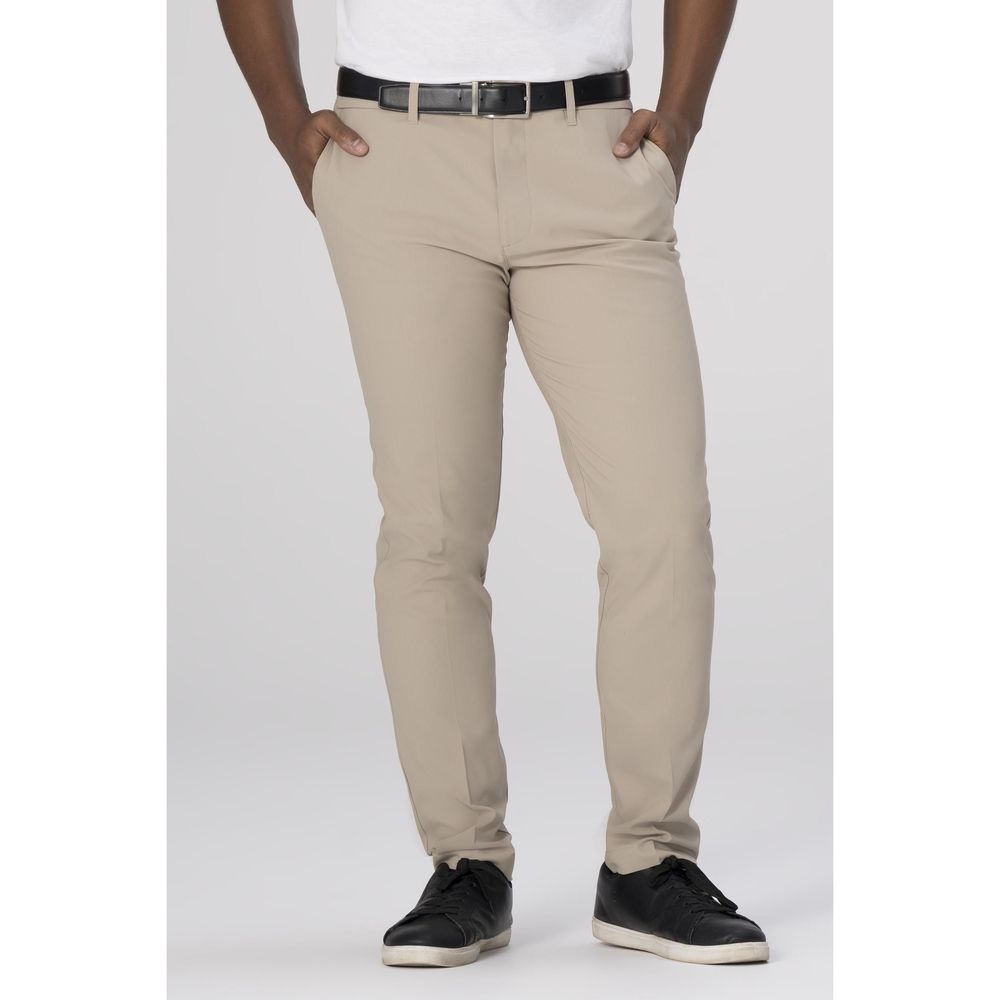 Chef Works Khaki Chino Poly Stretch Pant for Men, 32 inch