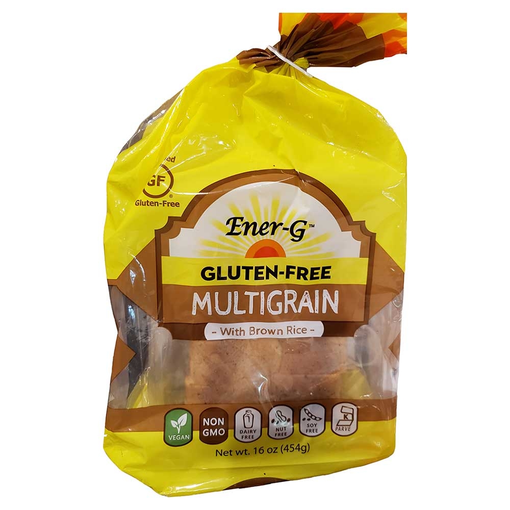 Ener-G Foods Gluten Free Multigrain With Brown Rice Loaf, 16 Ounce -- 6 Per Case