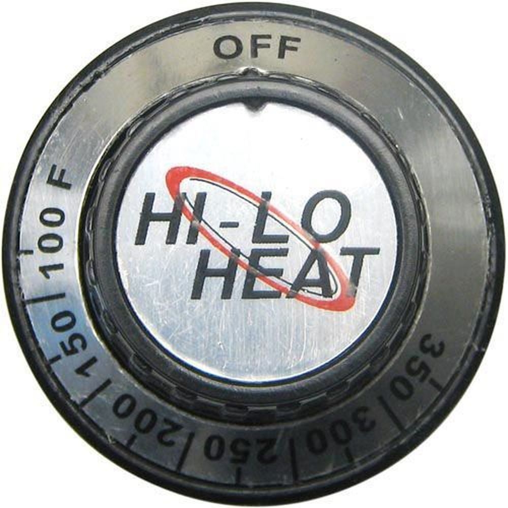 Alto-Shaam OFF-350-100 Black with Silver Dial Insert for Alto-Shaam Part Number KN-3468, 1-7/8 inch Dia.