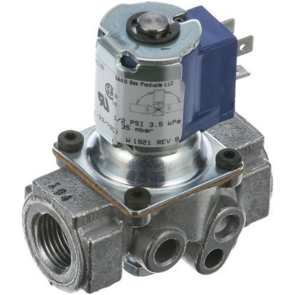 Lincoln 120V 1/2 inch FPT Natural / LP Gas Solenoid Valve for Lincoln Part Number 369398