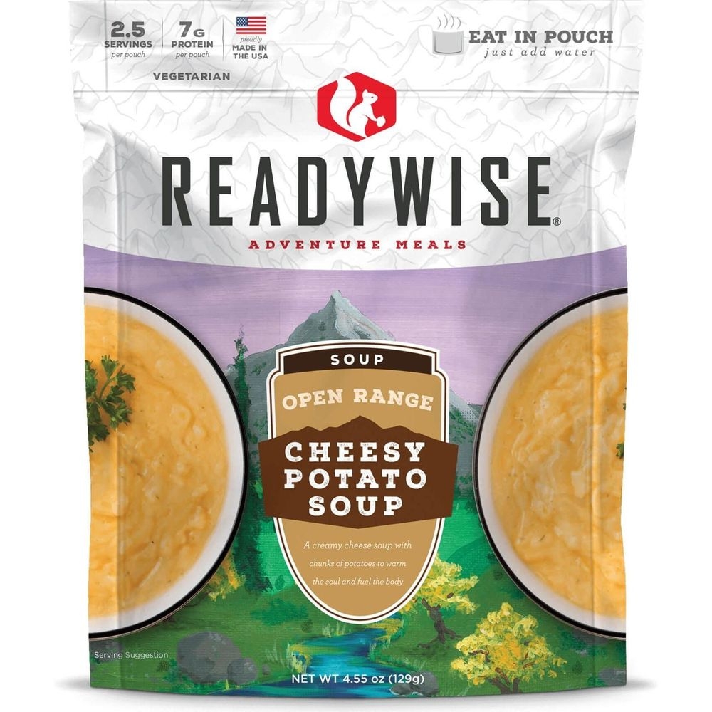 Readywise Open Range Cheesy Potato Soup, 16 Ounce -- 50 per case