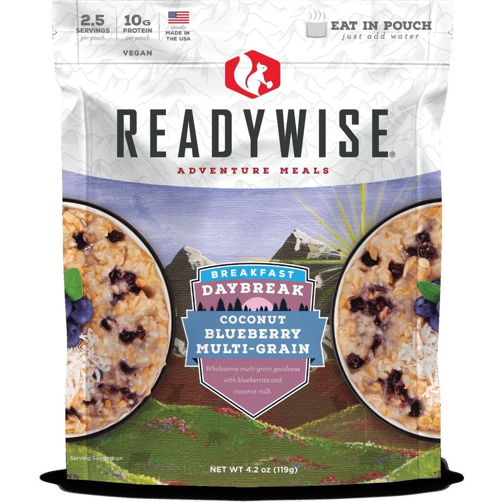 Readywise Daybreak Coconut Blueberry Multi Grain, 16 Ounce -- 50 per case