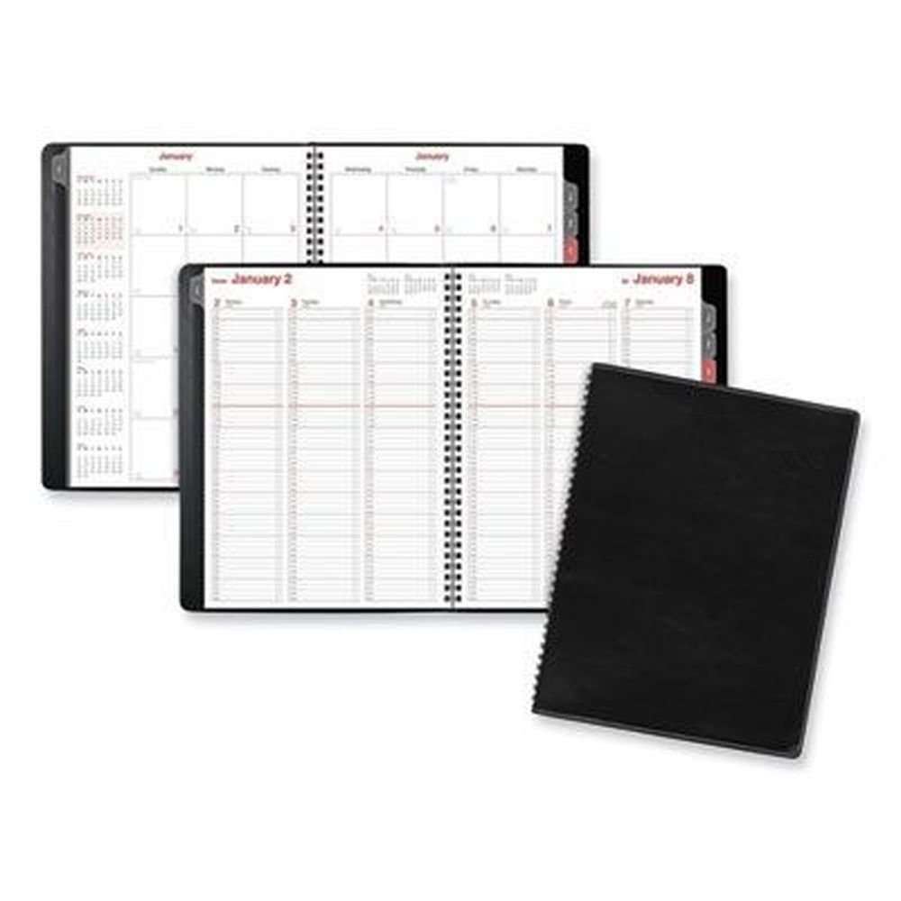 AT-A-GLANCE 12-Month Fashion Weekly/Monthly Planner with Black Cover, 11 x 8.5 inch