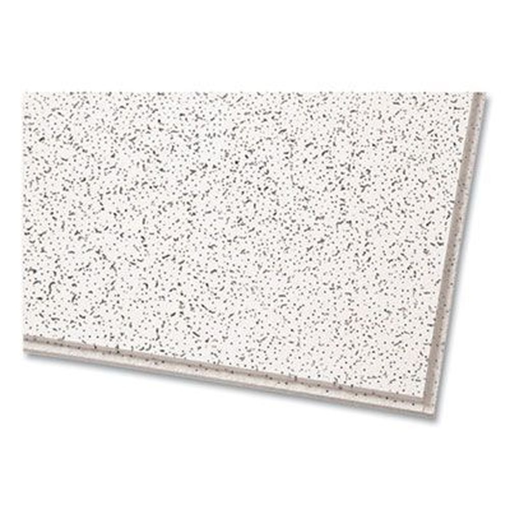 Armstrong White Non-Directional 0.94 inch Angled Tegular Cortega Ceiling Tile, 24 x 48 x 0.63 inch -- 10 per case