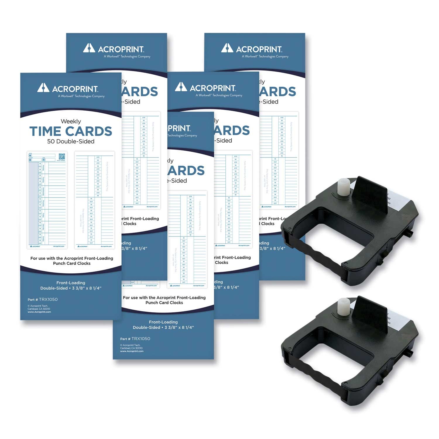 Acroprint Accessory Two Sides Weekly Bundle, 3.38 x 8.25 inch -- 1 kit