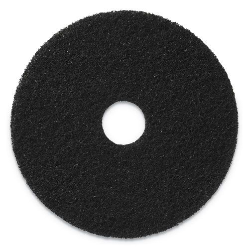 Americo Black Stripping Pad, 17 inch Diameter -- 5 per case