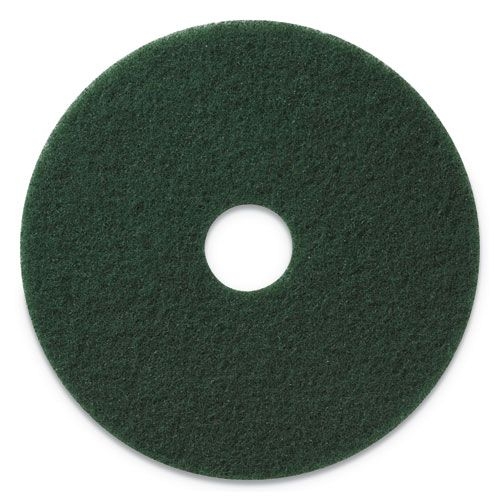 Americo Green Scrubbing Pad, 14 inch Diameter -- 5 per case