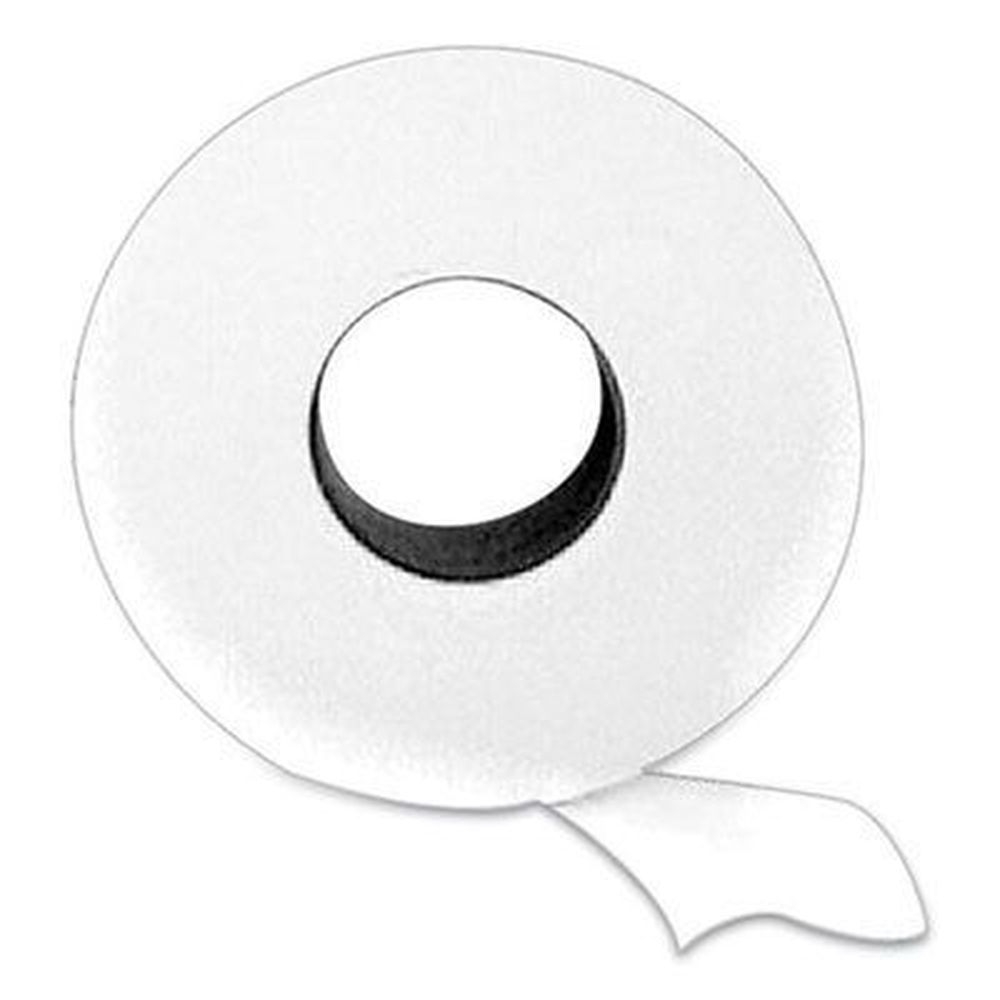 Eco Green White Recycled 2-Ply Jumbo Toilet Paper, 3.55 inch x 1000 feet -- 12 rolls per case