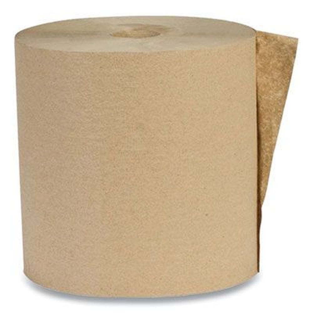 Eco Green Kraft Recycled Hardwound Paper Towel, 7.87 inch x 700 Feet -- 12 rolls per case