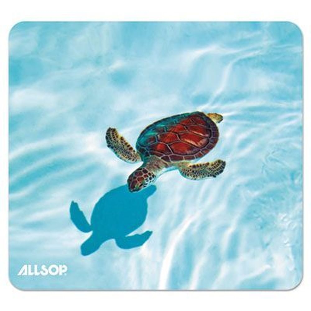 Allsop Turtle Design Naturesmart Mouse Pad, 8.5 x 8 inch