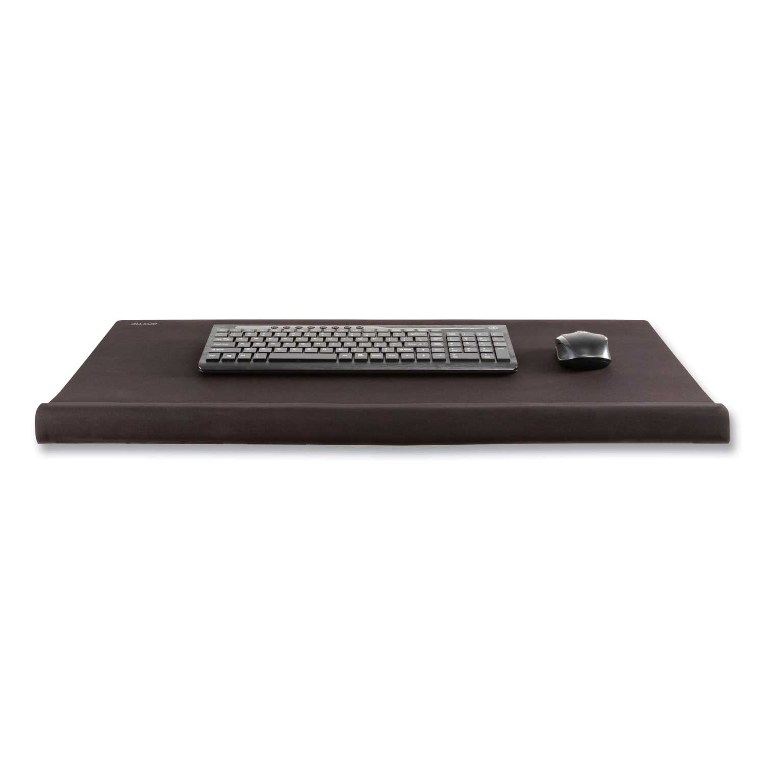 Allsop Black ErgoEdge Wrist Rest Deskpad, 29.5 x 16.5 inch
