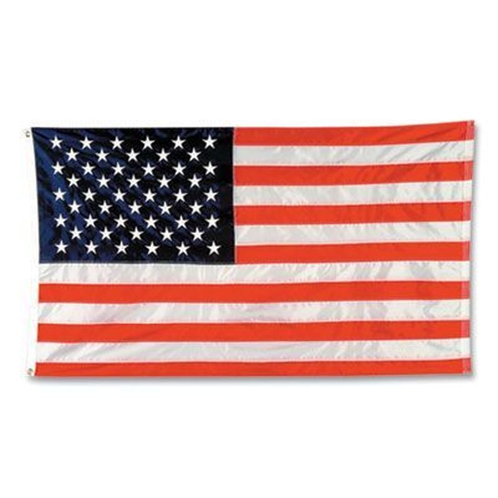 Integrity Indoor/Outdoor U.S. Nylon Flag, 96 x 60 inch