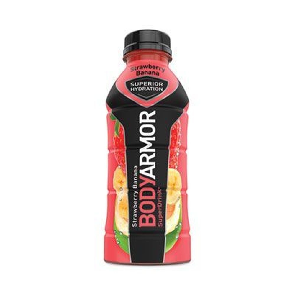 BodyArmor Strawberry Banana SuperDrink Sports Drink, 16 Ounce Bottle -- 12 per pack