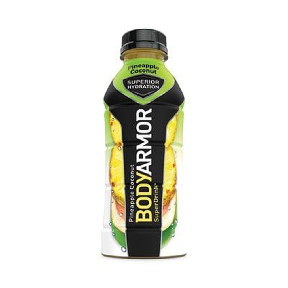 BodyArmor Pineapple Coconut SuperDrink Sports Drink, 16 Ounce Bottle -- 12 per pack