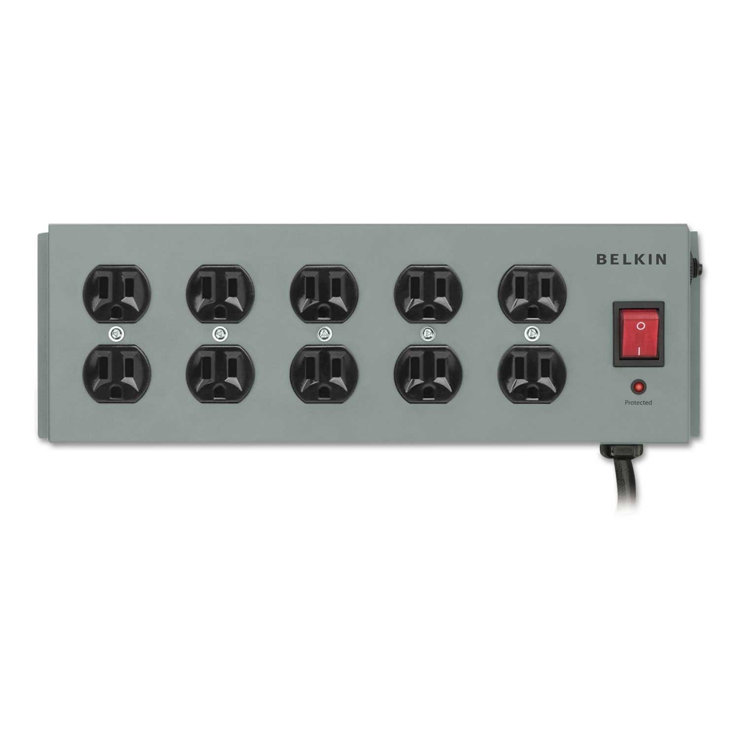 Belkin Dark Gray Metal SurgeMaster Surge Protector, 15 feet Cord