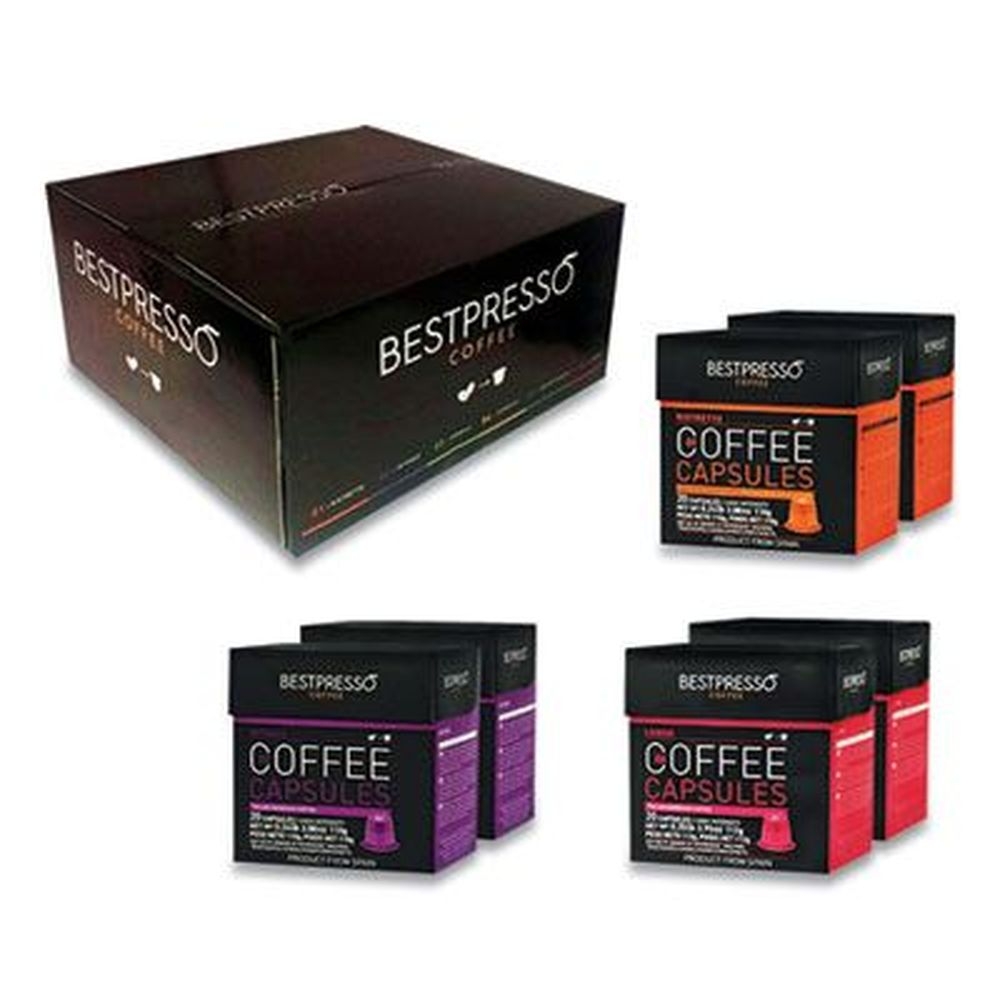 Bestpresso Nespresso Intense Coffee Pods - Variety Pack -- 120 per case