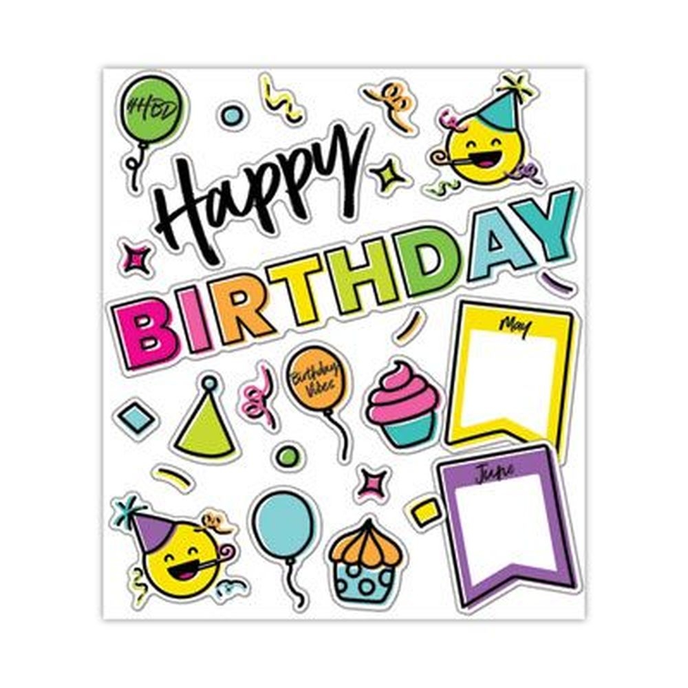 Carson-Dellosa Education 56 Pieces Birthday Kind Vibes Mini Bulletin Board Set