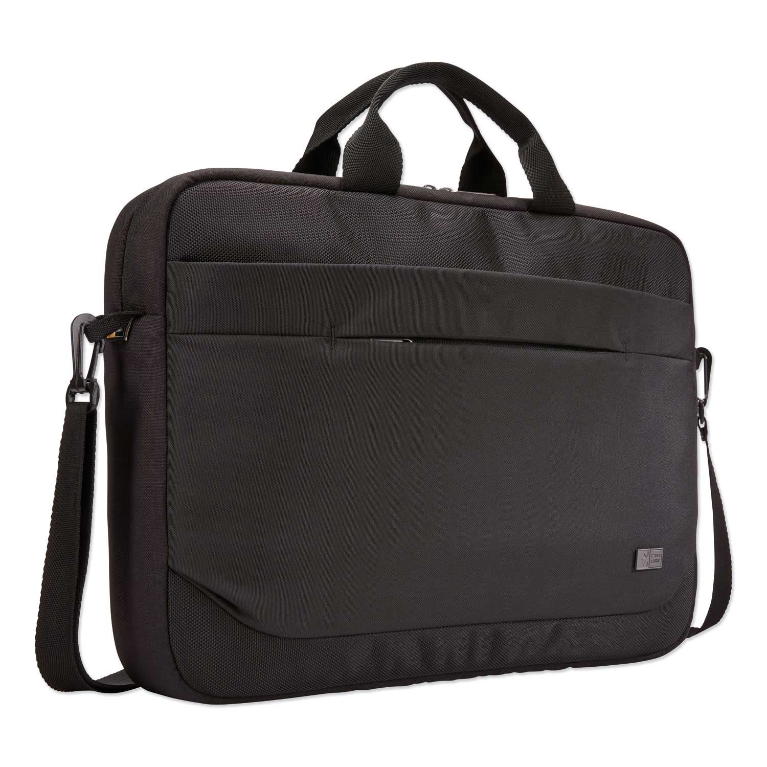 Case Logic Polyester Black Advantage Laptop Attache for 15.6 inch Laptops, 16.1 x 2.8 x 13.8 inch