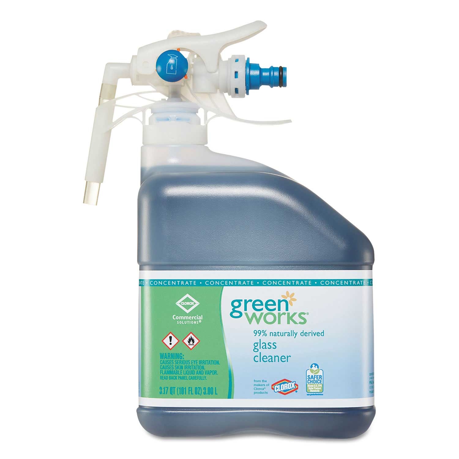 Green Works Original Glass Cleaner Concentrate, 101 Ounce Bottle -- 2 per case