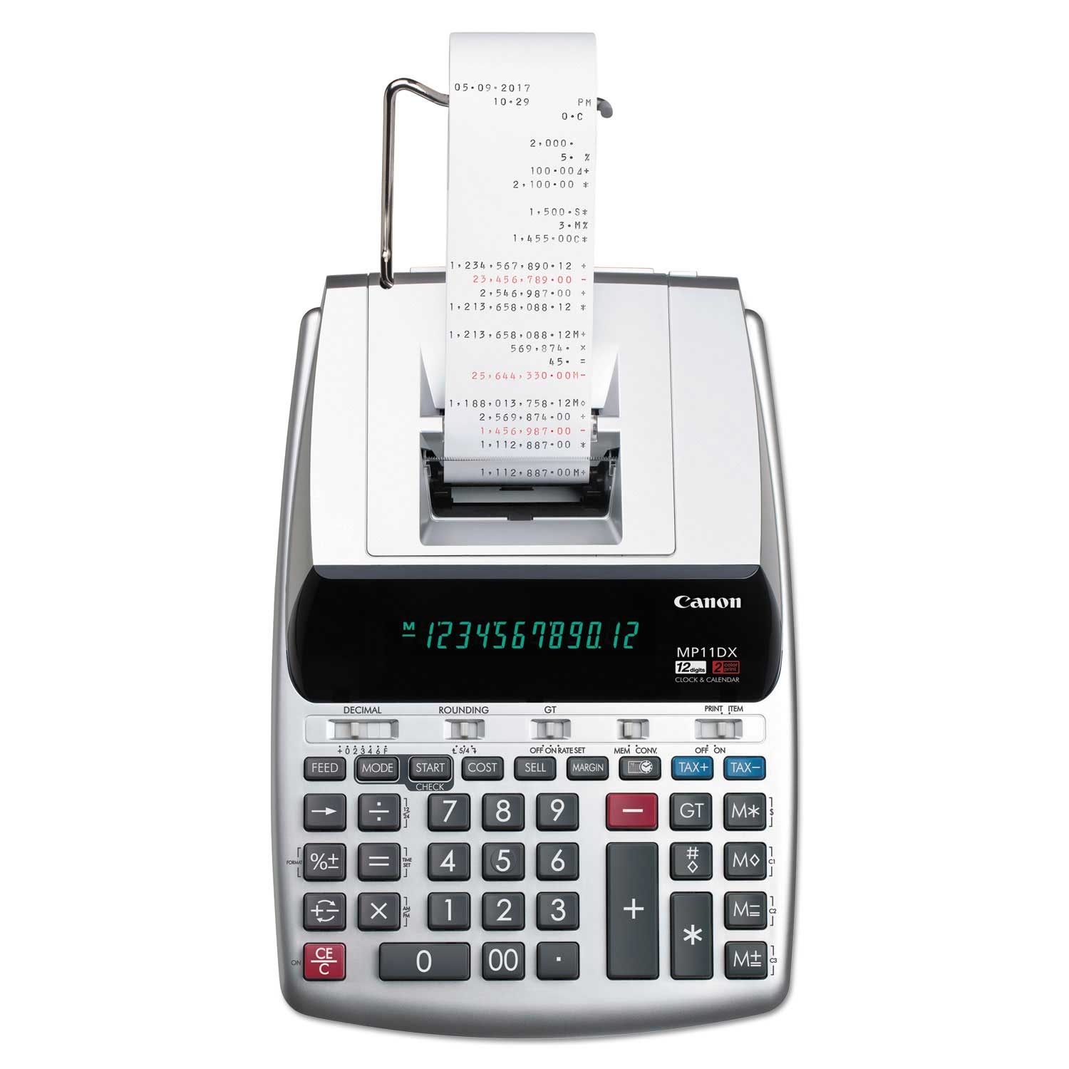 Canon MP11DX-2 Black/Red Print Printing Calculator