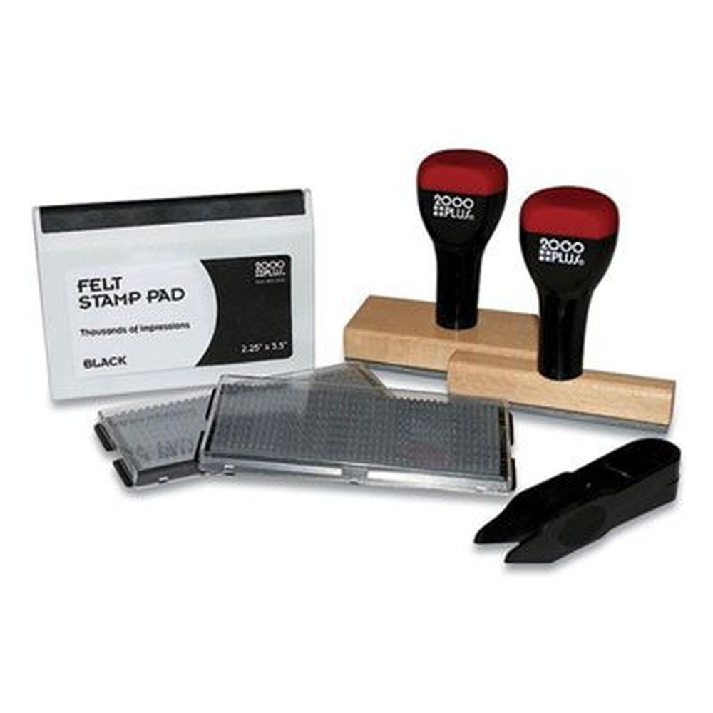 COSCO 2000PLUS Black Ink Custom Stamp Kit