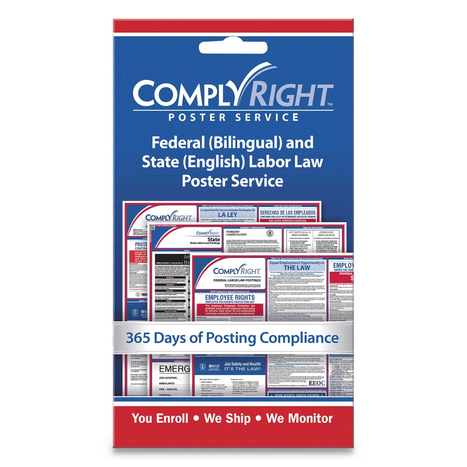 ComplyRight State Labor Law Poster Service, 4 x 7 inch