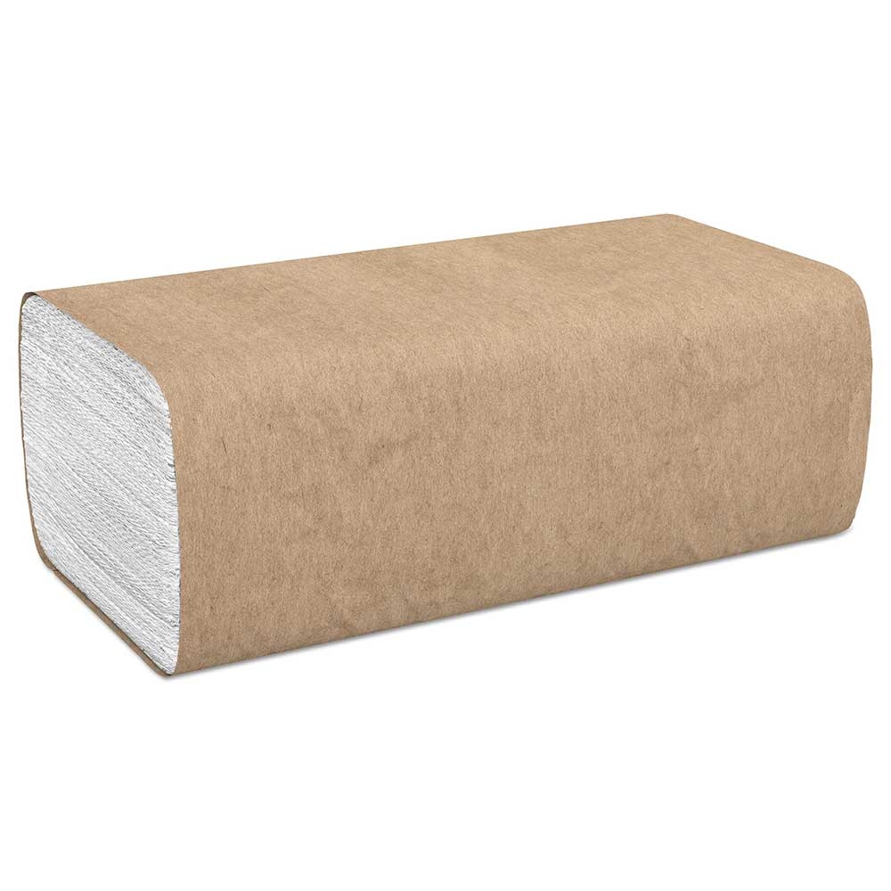 Cascades PRO Select White 1 Ply Singlefold Paper Towel, 9 x 9.45 inch - 250 per pack -- 16 packs per case